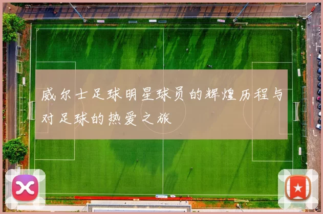 威尔士足球明星球员的辉煌历程与对足球的热爱之旅